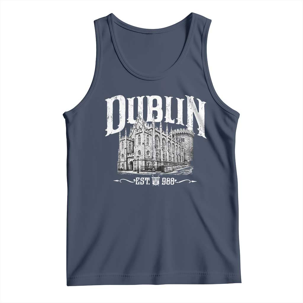 Dublin Castle Ireland Est 988 Travel Souvenir Tank Top