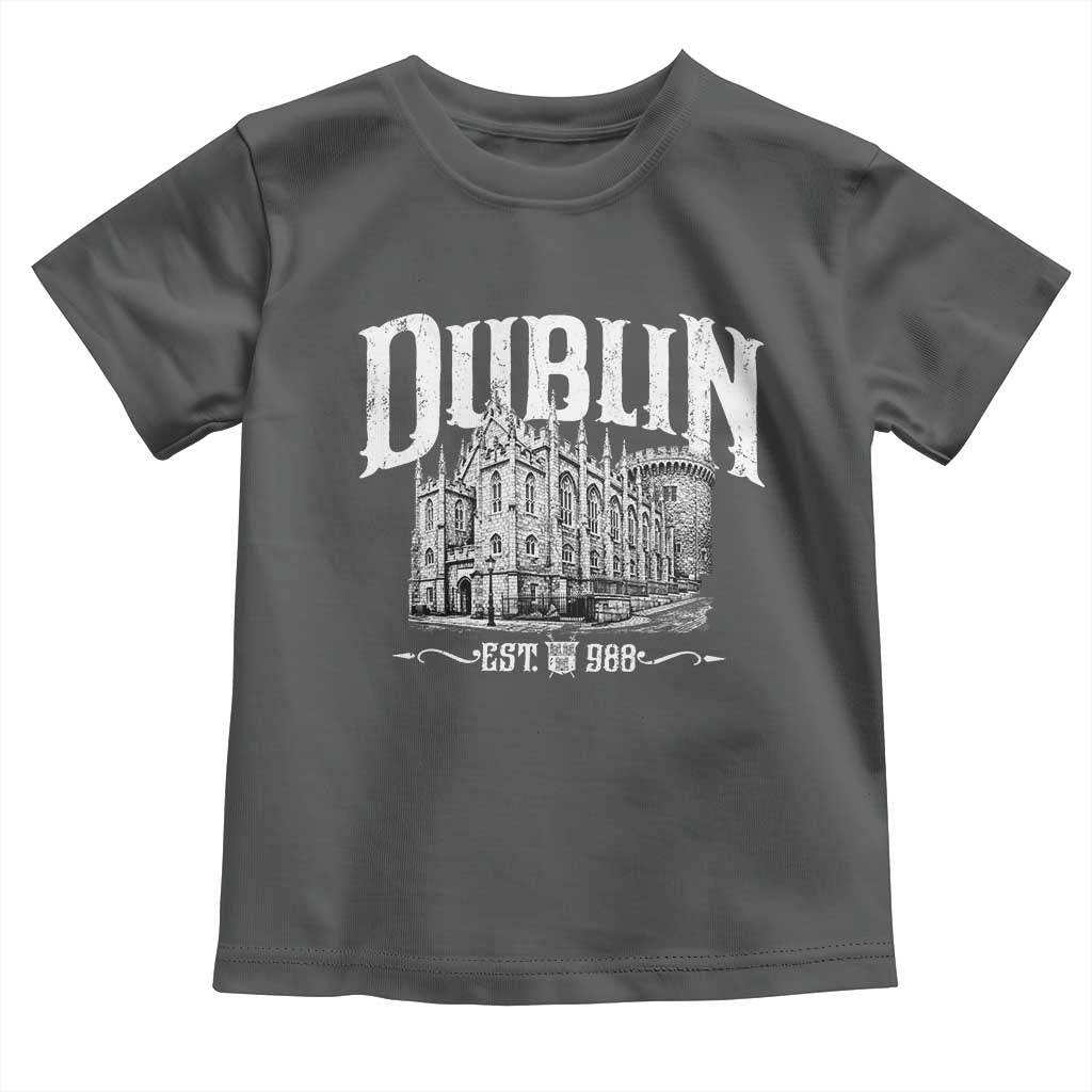 Dublin Castle Ireland Est 988 Travel Souvenir Toddler T Shirt