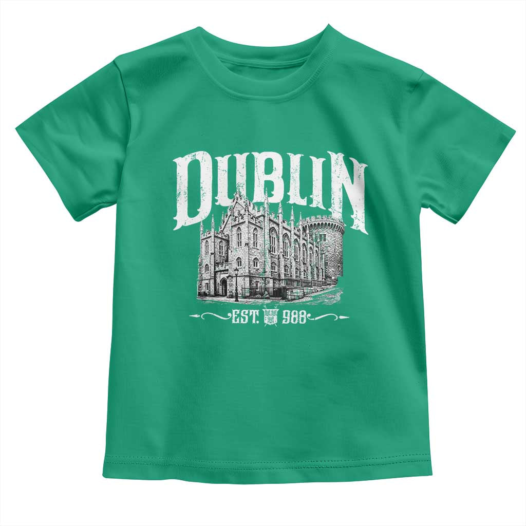 Dublin Castle Ireland Est 988 Travel Souvenir Toddler T Shirt
