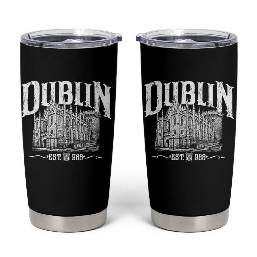 Dublin Castle Ireland Est 988 Travel Souvenir Tumbler Cup