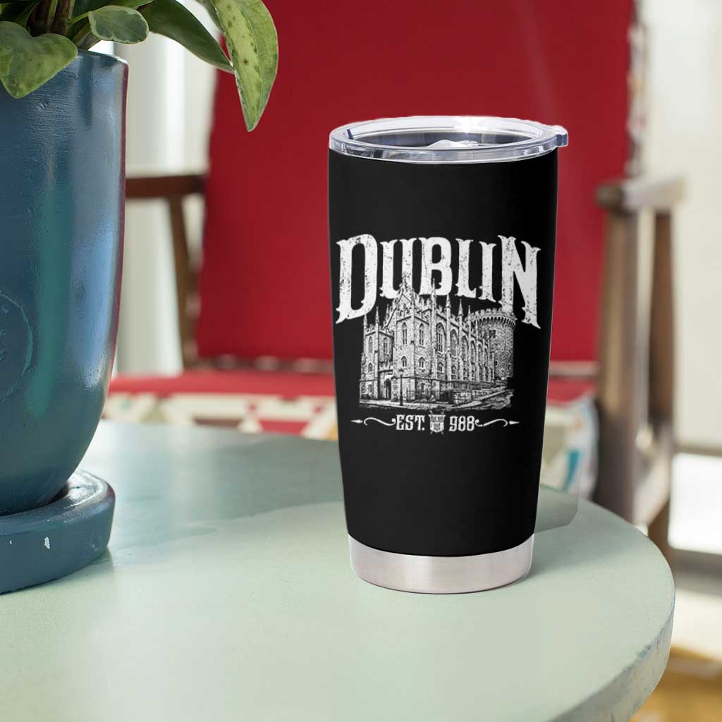 Dublin Castle Ireland Est 988 Travel Souvenir Tumbler Cup
