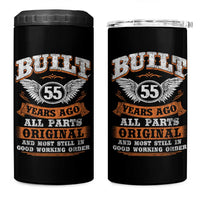 Funny 55th Birthday 4 in 1 Can Cooler Tumbler Built 55 Years Ago All Parts Original And Most Still In Good Working Order