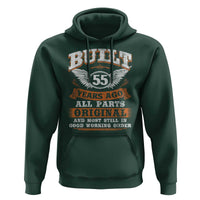 Funny 55th Birthday Hoodie Built 55 Years Ago All Parts Original And Most Still In Good Working Order