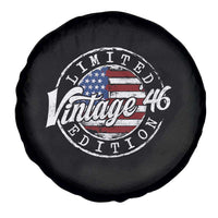 Funny 80th Birthday Spare Tire Cover Vintage 1946 Stamp 80 Years Old American Flag