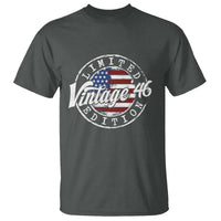 Funny 80th Birthday T Shirt Vintage 1946 Stamp 80 Years Old American Flag