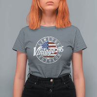 Funny 80th Birthday T Shirt For Women Vintage 1946 Stamp 80 Years Old American Flag