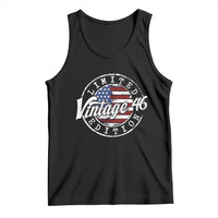 Funny 80th Birthday Tank Top Vintage 1946 Stamp 80 Years Old American Flag