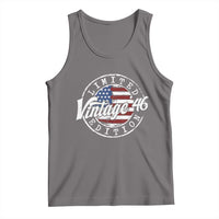 Funny 80th Birthday Tank Top Vintage 1946 Stamp 80 Years Old American Flag