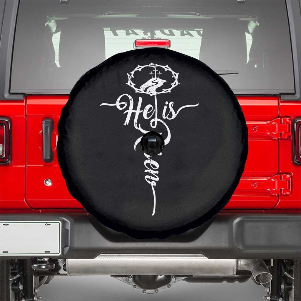 Easter He Is Risen Spare Tire Cover Christian Easter Day Religious Cross