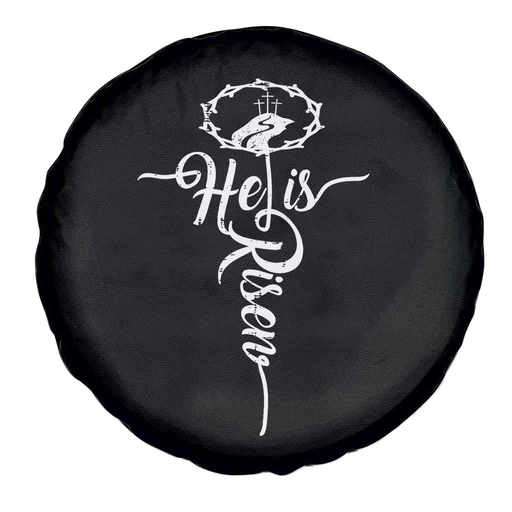 Easter He Is Risen Spare Tire Cover Christian Easter Day Religious Cross