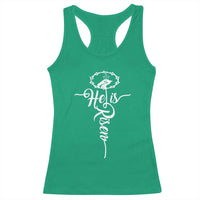 Easter He Is Risen Racerback Tank Top Christian Easter Day Religious Cross