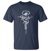 Easter He Is Risen T Shirt Christian Easter Day Religious Cross