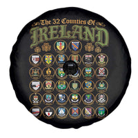 The 32 Counties Of Ireland Spare Tire Cover Irish Pride Heritage Vintage Celtic Shamrock