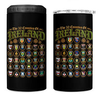 The 32 Counties Of Ireland 4 in 1 Can Cooler Tumbler Irish Pride Heritage Vintage Celtic Shamrock