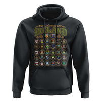 The 32 Counties Of Ireland Hoodie Irish Pride Heritage Vintage Celtic Shamrock