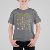The 32 Counties Of Ireland T Shirt For Kid Irish Pride Heritage Vintage Celtic Shamrock