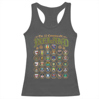 The 32 Counties Of Ireland Racerback Tank Top Irish Pride Heritage Vintage Celtic Shamrock