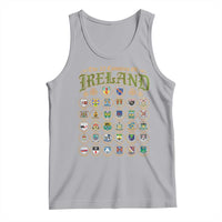 The 32 Counties Of Ireland Tank Top Irish Pride Heritage Vintage Celtic Shamrock