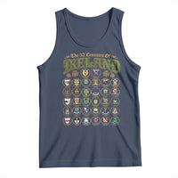 The 32 Counties Of Ireland Tank Top Irish Pride Heritage Vintage Celtic Shamrock