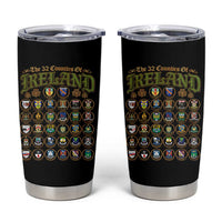 The 32 Counties Of Ireland Tumbler Cup Irish Pride Heritage Vintage Celtic Shamrock
