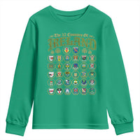The 32 Counties Of Ireland Youth Sweatshirt Irish Pride Heritage Vintage Celtic Shamrock