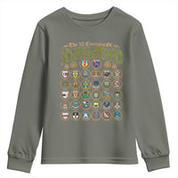 The 32 Counties Of Ireland Youth Sweatshirt Irish Pride Heritage Vintage Celtic Shamrock