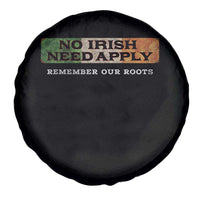 No Irish Need Apply Remember Our Roots Spare Tire Cover Celtic Pride History