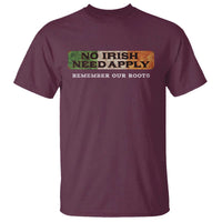No Irish Need Apply Remember Our Roots T Shirt Celtic Pride History