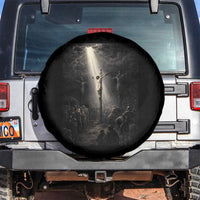 Jesus Christ Crucifixion Scene Religious Christian Easter Spare Tire Cover
