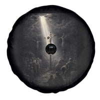 Jesus Christ Crucifixion Scene Religious Christian Easter Spare Tire Cover