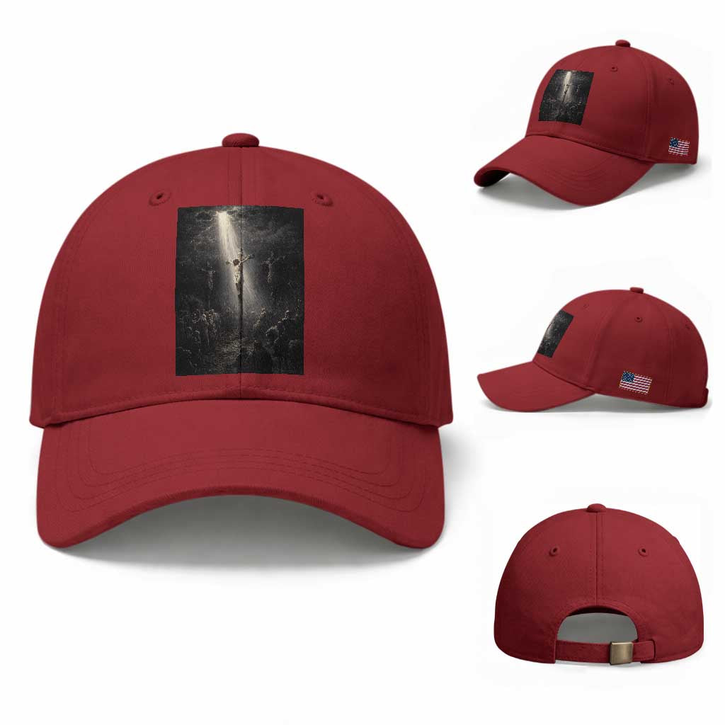 Jesus Christ Crucifixion Scene Religious Christian Easter Baseball Cap