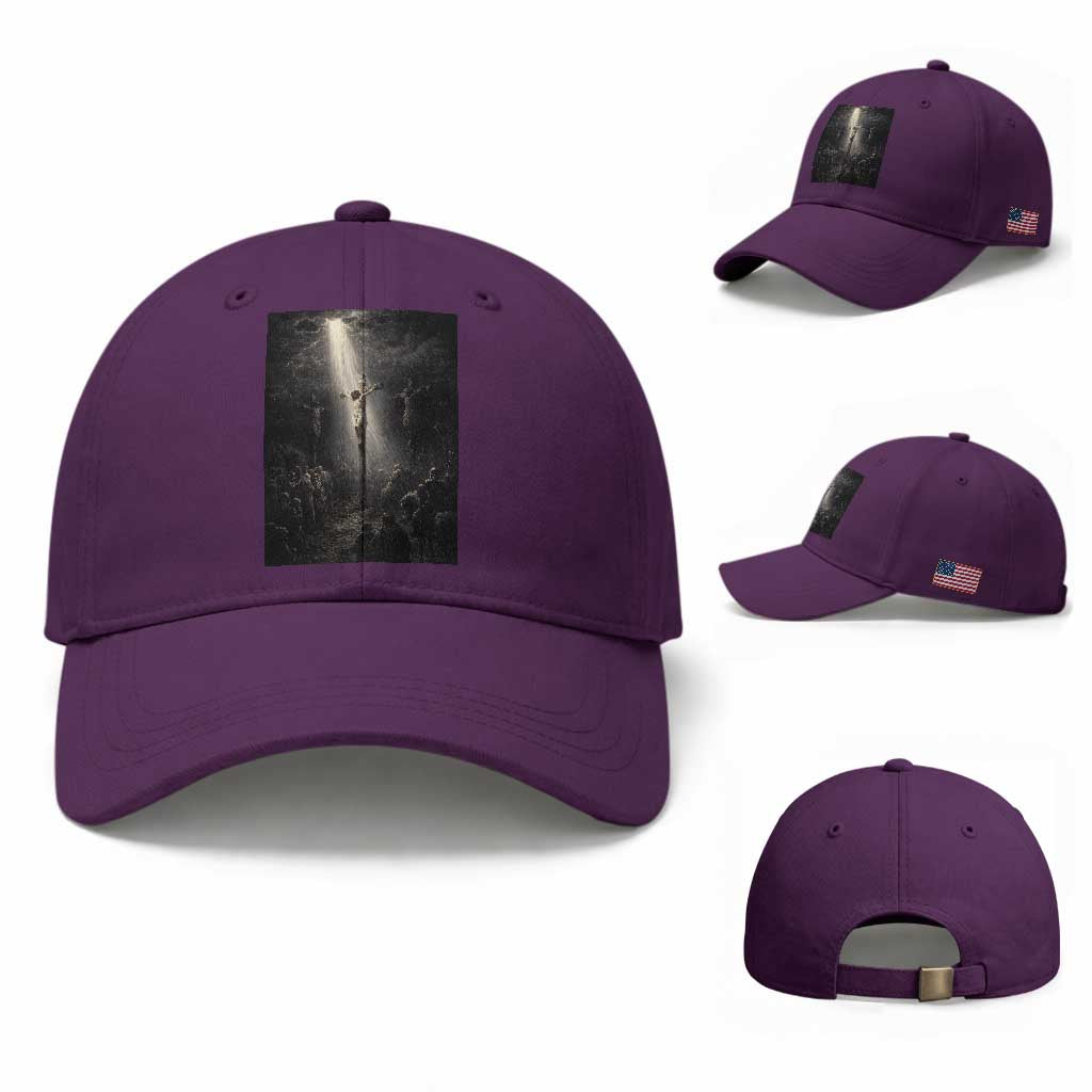 Jesus Christ Crucifixion Scene Religious Christian Easter Baseball Cap