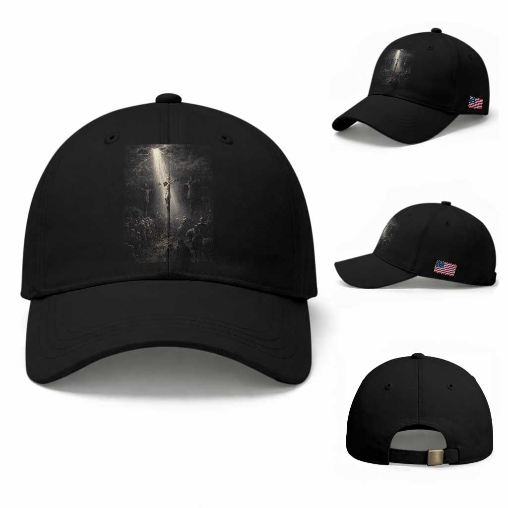Jesus Christ Crucifixion Scene Religious Christian Easter Baseball Cap