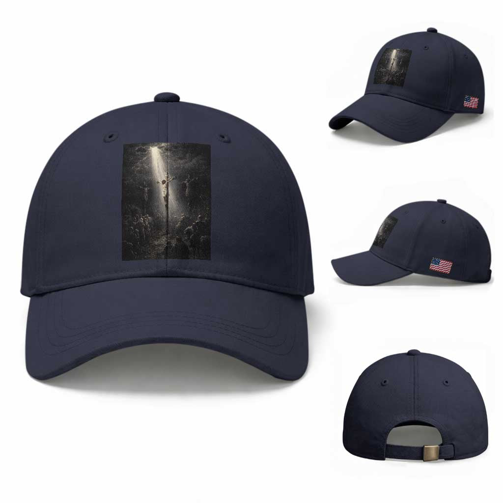 Jesus Christ Crucifixion Scene Religious Christian Easter Baseball Cap