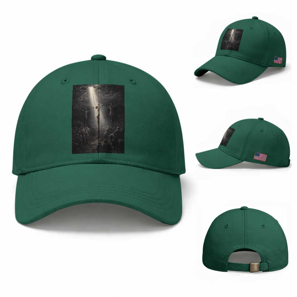 Jesus Christ Crucifixion Scene Religious Christian Easter Baseball Cap