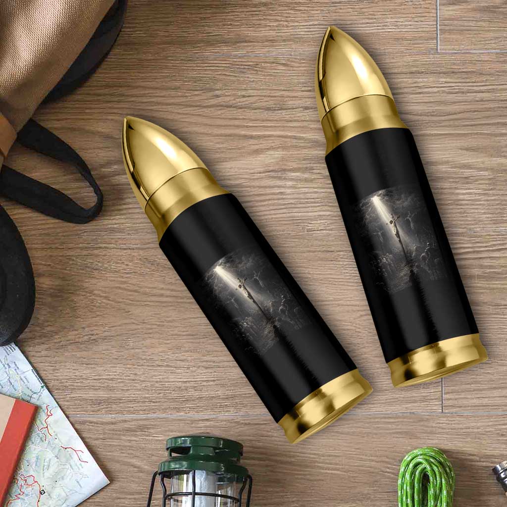 Jesus Christ Crucifixion Scene Religious Christian Easter Bullet Tumbler