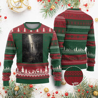 Jesus Christ Crucifixion Scene Religious Christian Easter Ugly Christmas Sweater