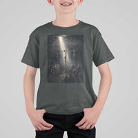 Jesus Christ Crucifixion Scene Religious Christian Easter T Shirt For Kid