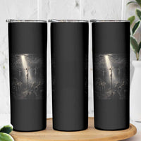 Jesus Christ Crucifixion Scene Religious Christian Easter Skinny Tumbler