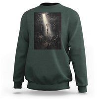 Jesus Christ Crucifixion Scene Religious Christian Easter Sweatshirt