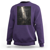 Jesus Christ Crucifixion Scene Religious Christian Easter Sweatshirt