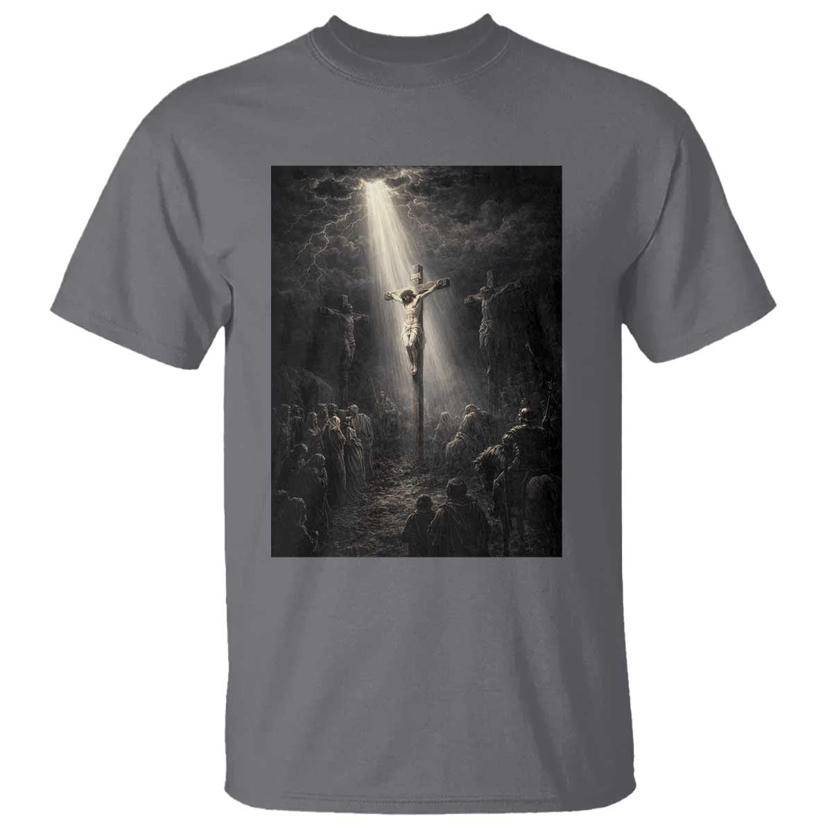 Jesus Christ Crucifixion Scene Religious Christian Easter T Shirt