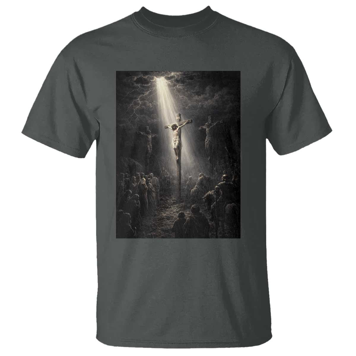Jesus Christ Crucifixion Scene Religious Christian Easter T Shirt