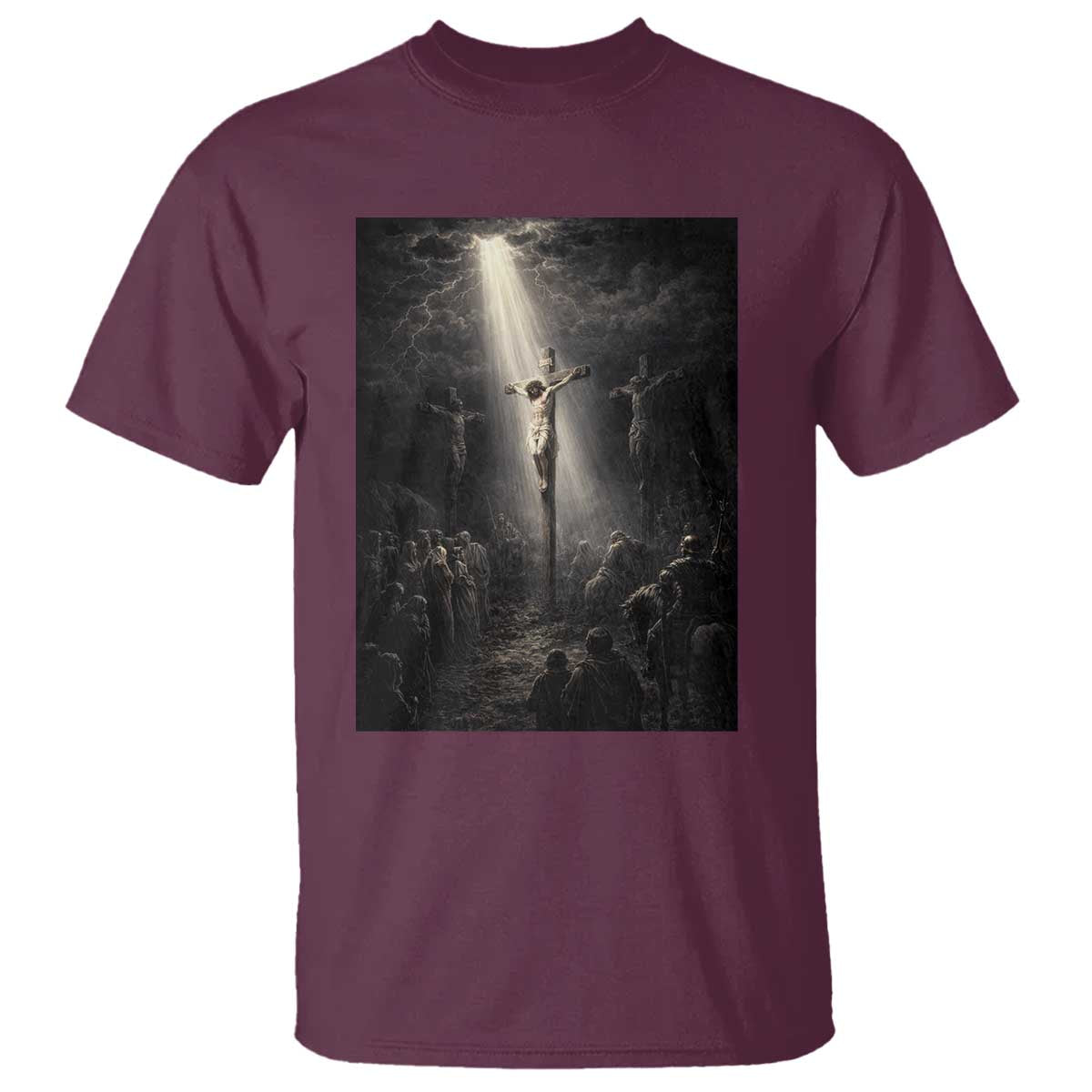 Jesus Christ Crucifixion Scene Religious Christian Easter T Shirt