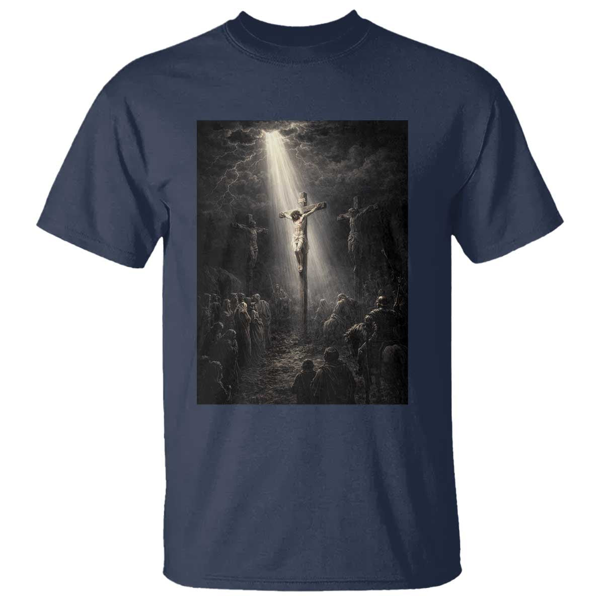 Jesus Christ Crucifixion Scene Religious Christian Easter T Shirt