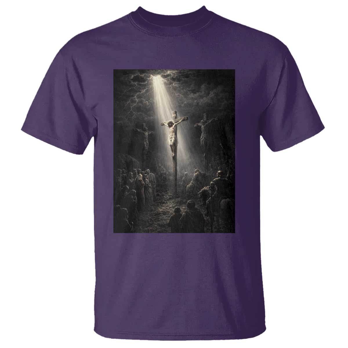 Jesus Christ Crucifixion Scene Religious Christian Easter T Shirt