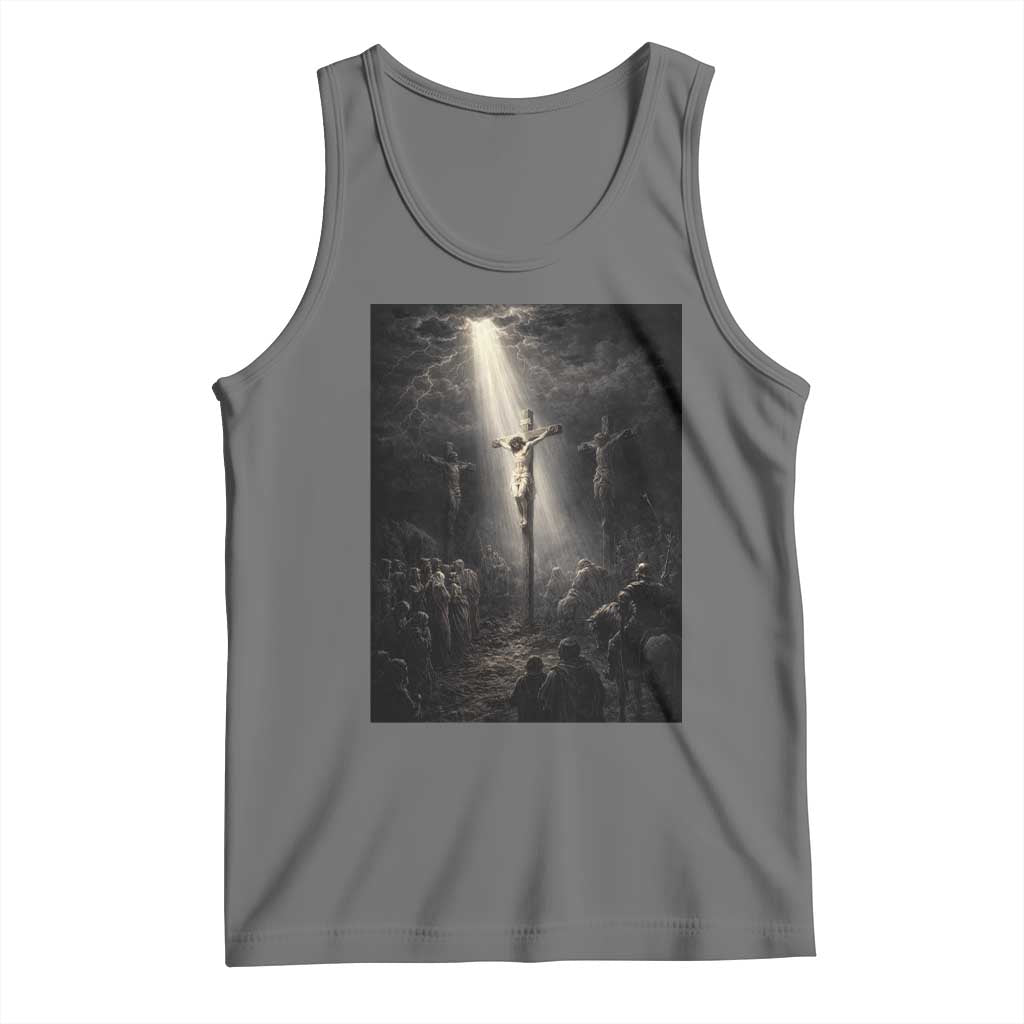 Jesus Christ Crucifixion Scene Religious Christian Easter Tank Top