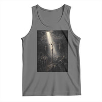 Jesus Christ Crucifixion Scene Religious Christian Easter Tank Top