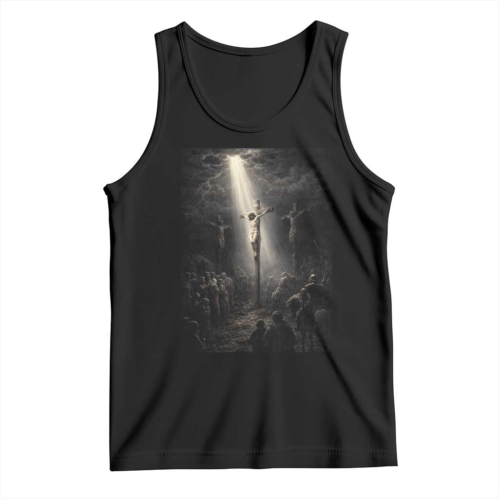 Jesus Christ Crucifixion Scene Religious Christian Easter Tank Top