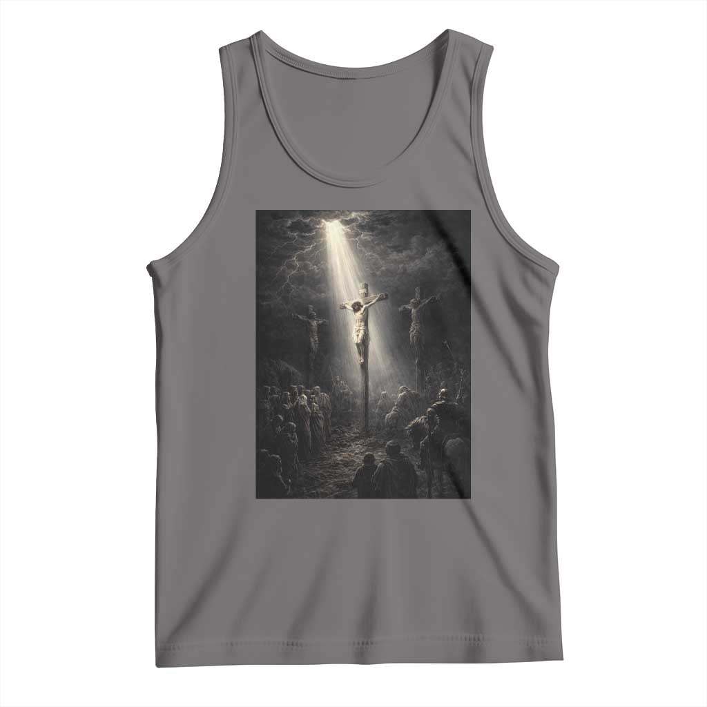 Jesus Christ Crucifixion Scene Religious Christian Easter Tank Top